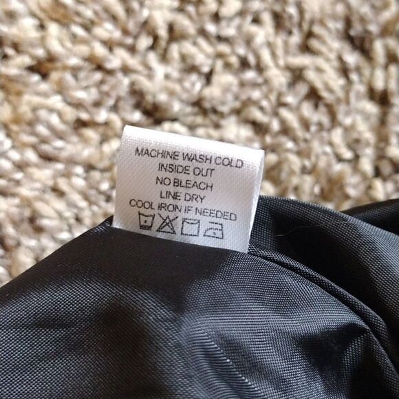 Erin London Women's Size Small Black Adjustable Scrunch Waist Zip up Vest - Picture 12 of 13